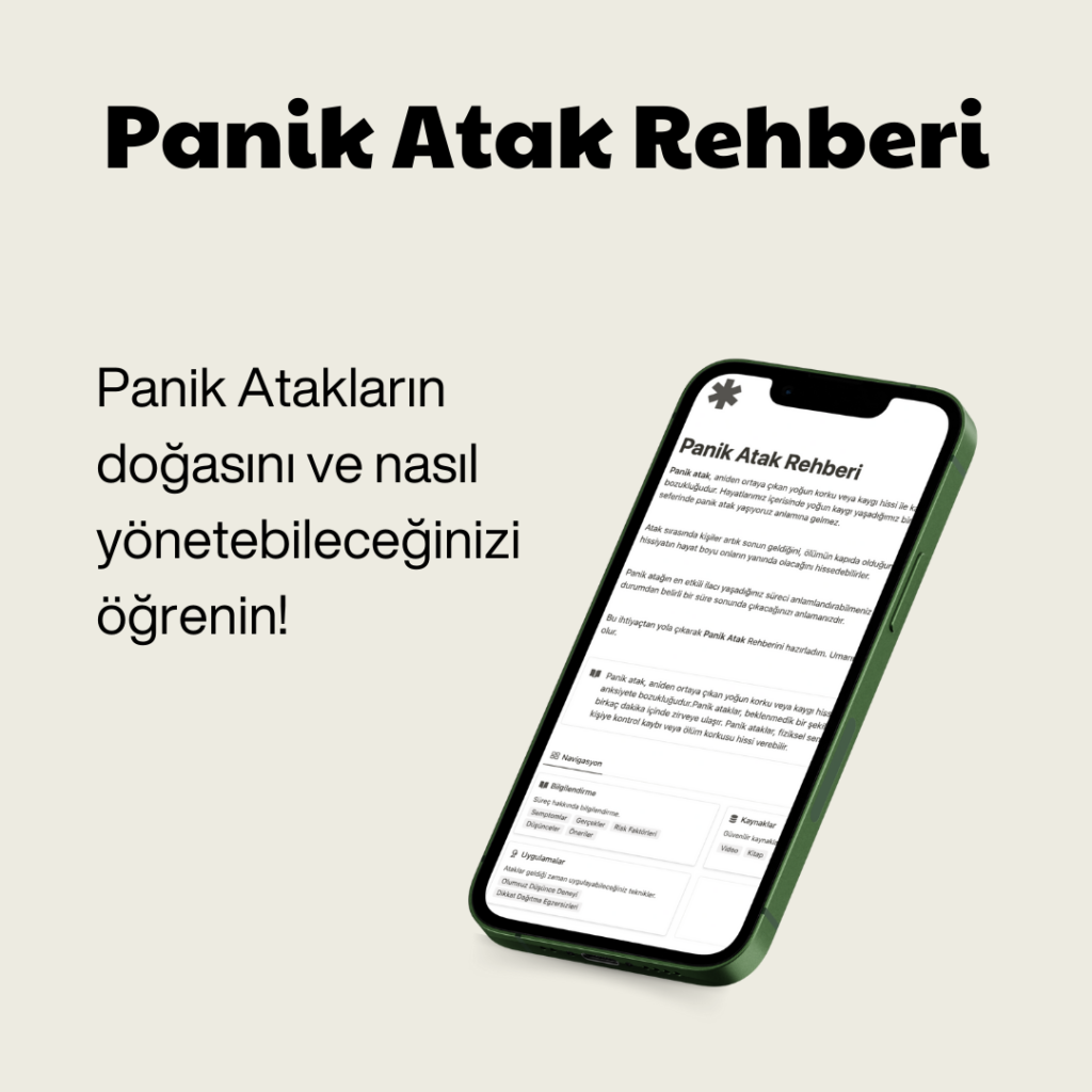 Stresle nasıl başa çıkılır sorularının detaylı cevapları, Panik atak rehberinde.